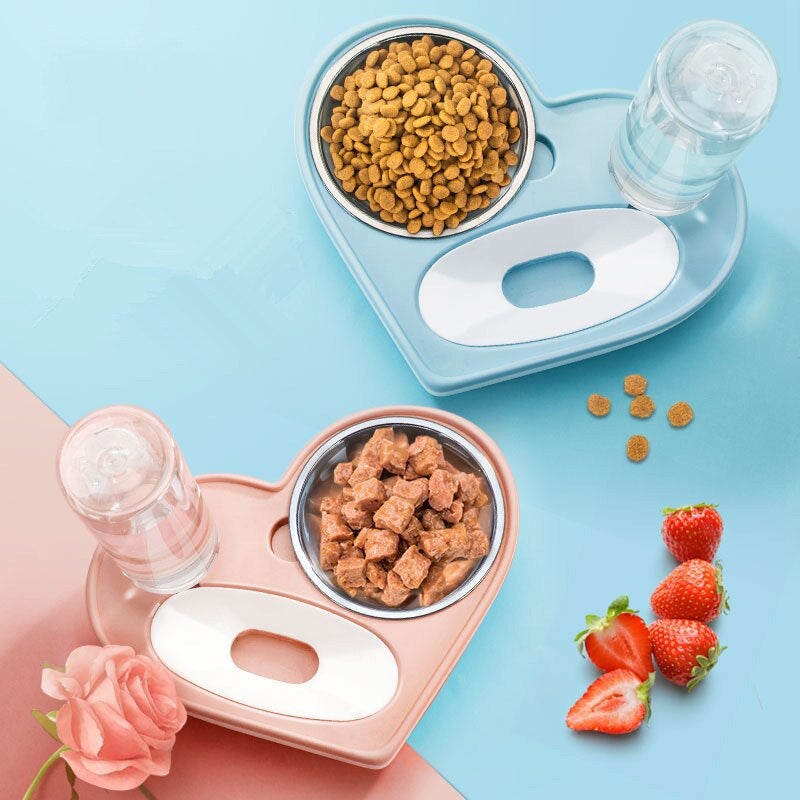 2 In 1 Pet Water Dispenser and Food Container