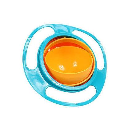 360 Degrees Rotatable Gyro Bowl Unspellable Snack Bowl