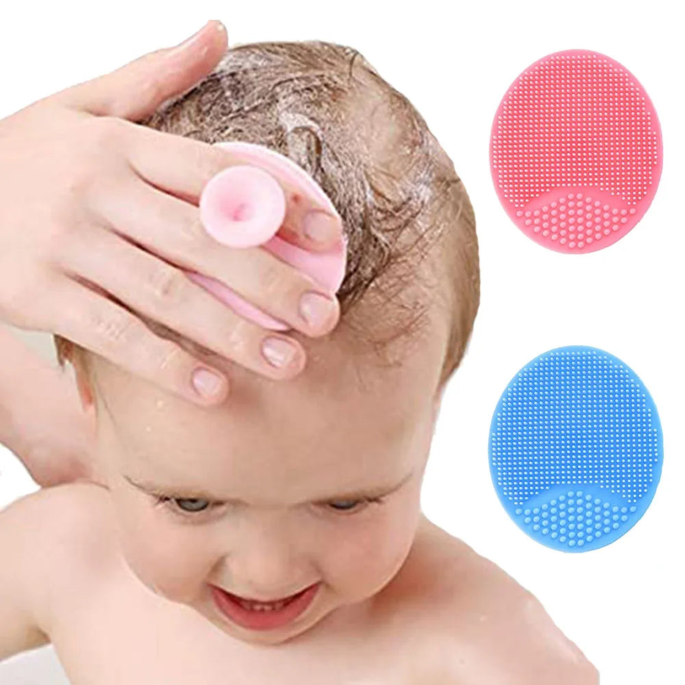 Baby Silicone Bath Brush – Gentle and Effective Infant Shampoo Brush for Bathing