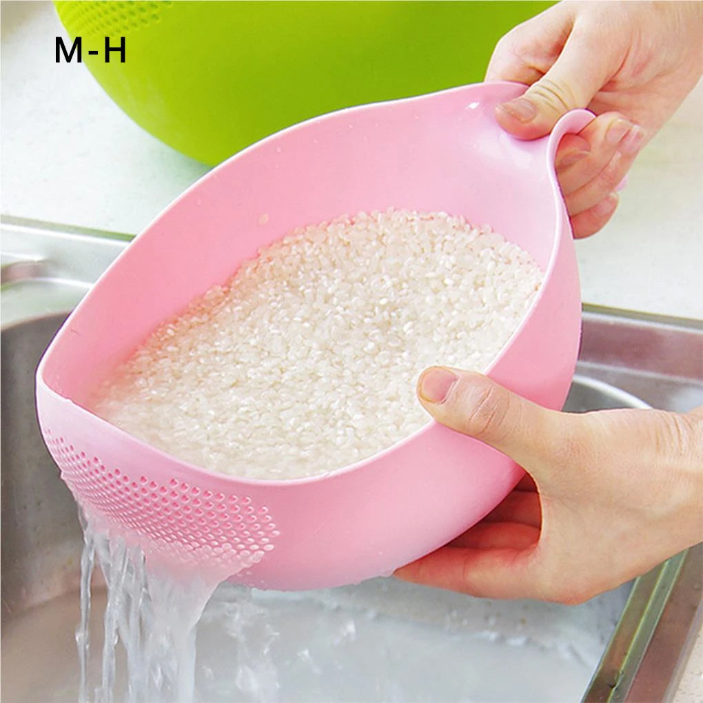 Versatile Rice Washing Strainer Basket - Efficient &amp; Eco-Friendly Kitchen Essential