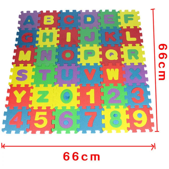 Children EVA Foam Number Mat