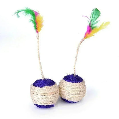 Cat Sisal Scratching Ball Toy