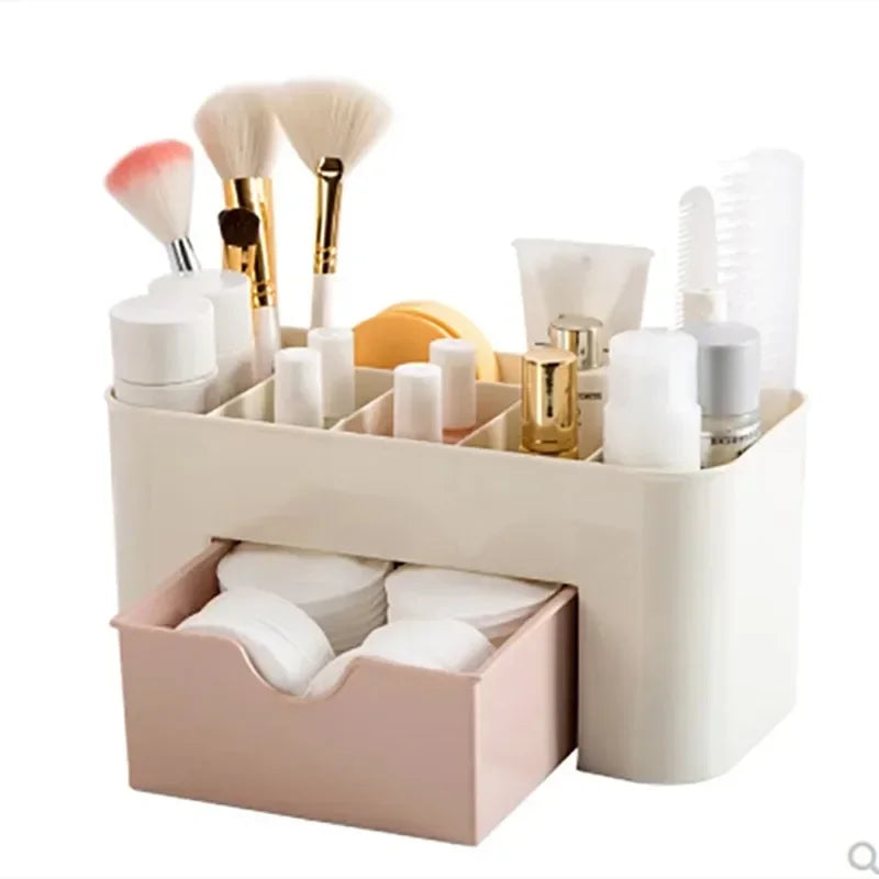 Elegant Makeup Organizer Storage Box – Compact &amp; Stylish Cosmetic Display Case