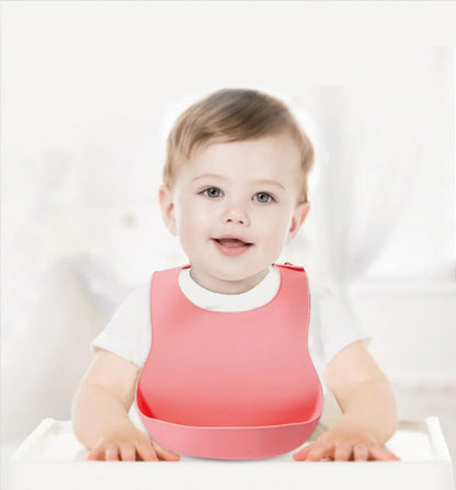 Baby Feeding Silicone Bibs  Baby Feeding Tableware Waterproof