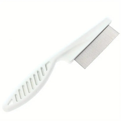 Dog Hair Removal Flea Comb – Gentle &amp; Effective Grooming Tool for All Breeds