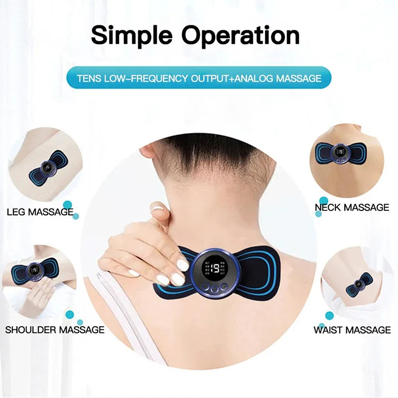 Electric Neck Massager – Advanced EMS Pulse Technology for Ultimate Relaxation and Pain Relief