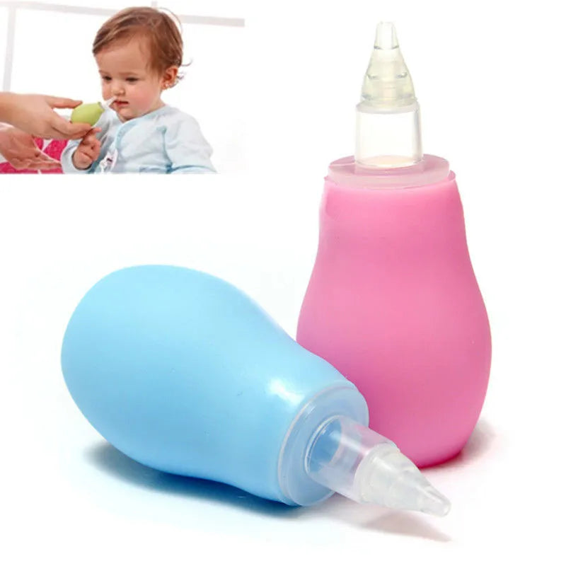 Baby Safety Nose Cleaner Vacuum – Soft Silicone Nasal Aspirator for Newborns and Infants