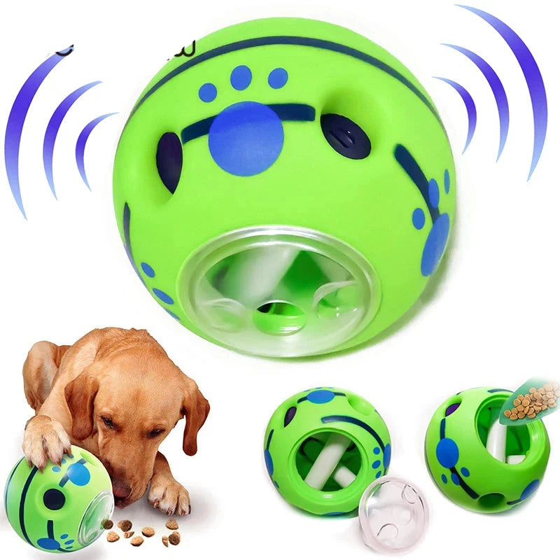 Pet Giggle Ball Squeaky Toy – Durable, Interactive, and Fun for Dogs of All Sizes