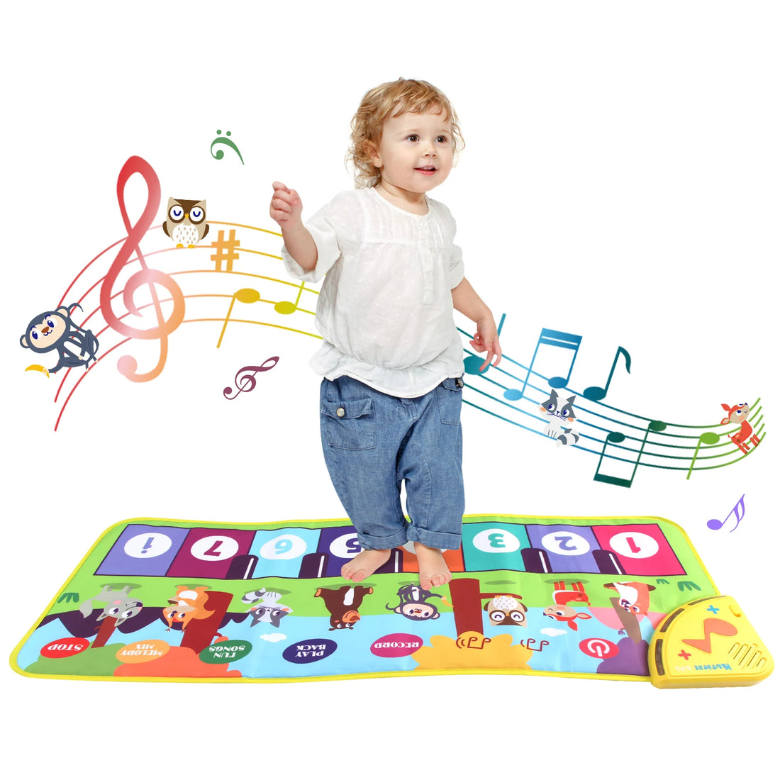 Kid Multifunctional Music Piano Mat – Interactive Educational Play Mat for Toddlers