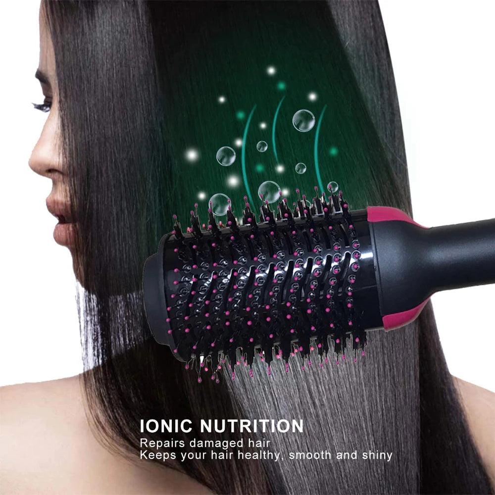 Heating Straightener Hair Comb – 2-in-1 Electric Brush for Effortlessly Smooth and Shiny Hair