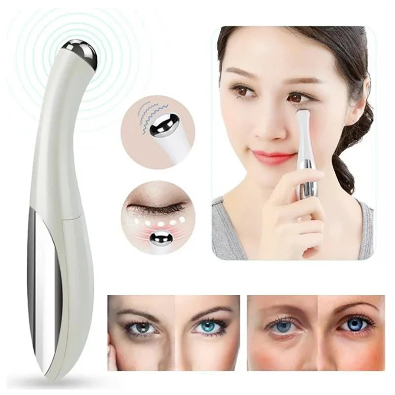 Electric Vibration Eye Massager – Anti-Aging, Wrinkle-Reducing Eye Massager for Radiant Skin