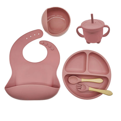 Baby Silicone Dishes Set – Safe, Durable, and Easy-to-Clean Feeding Essentials