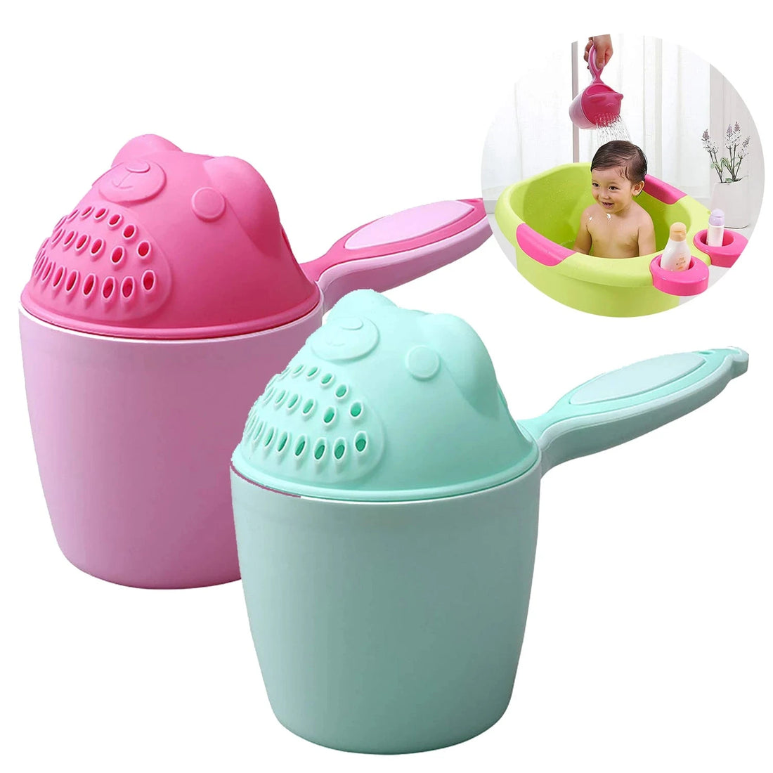 Baby Shampoo Rinse Bath Cup - Gentle and Fun Bath Time Companion