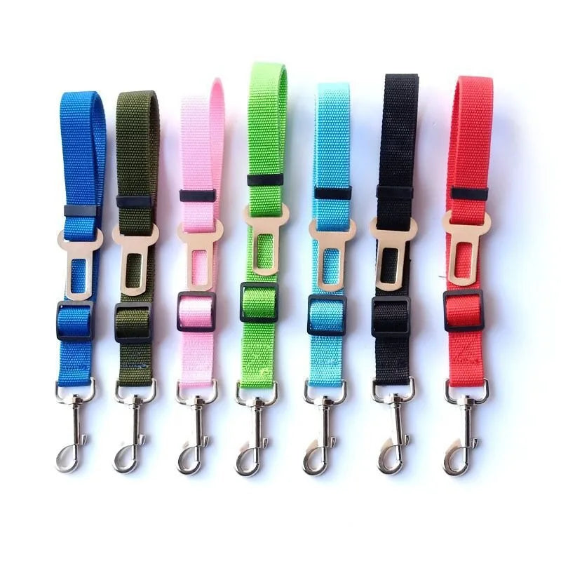 Retractable Pet Car Seat Belt – Durable, Adjustable, and Safe Travel Essential for Dogs