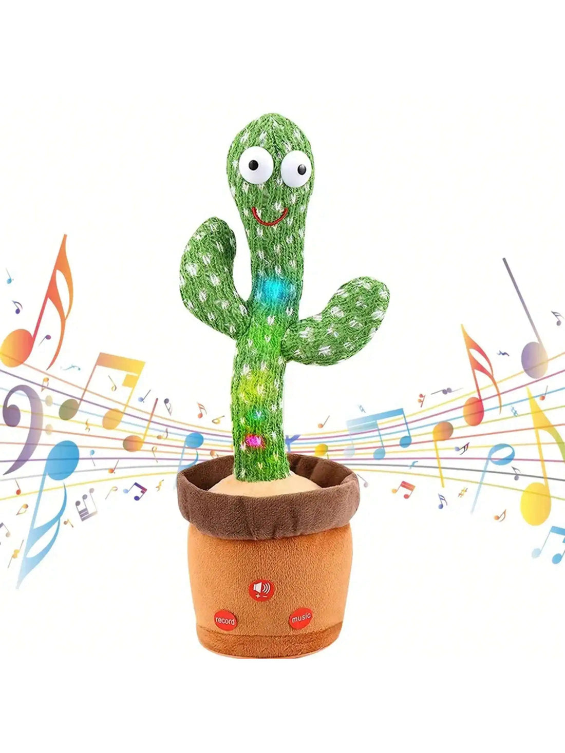 Baby Dancing Talking Cactus Toy  Singing Mimicking Recording Toy