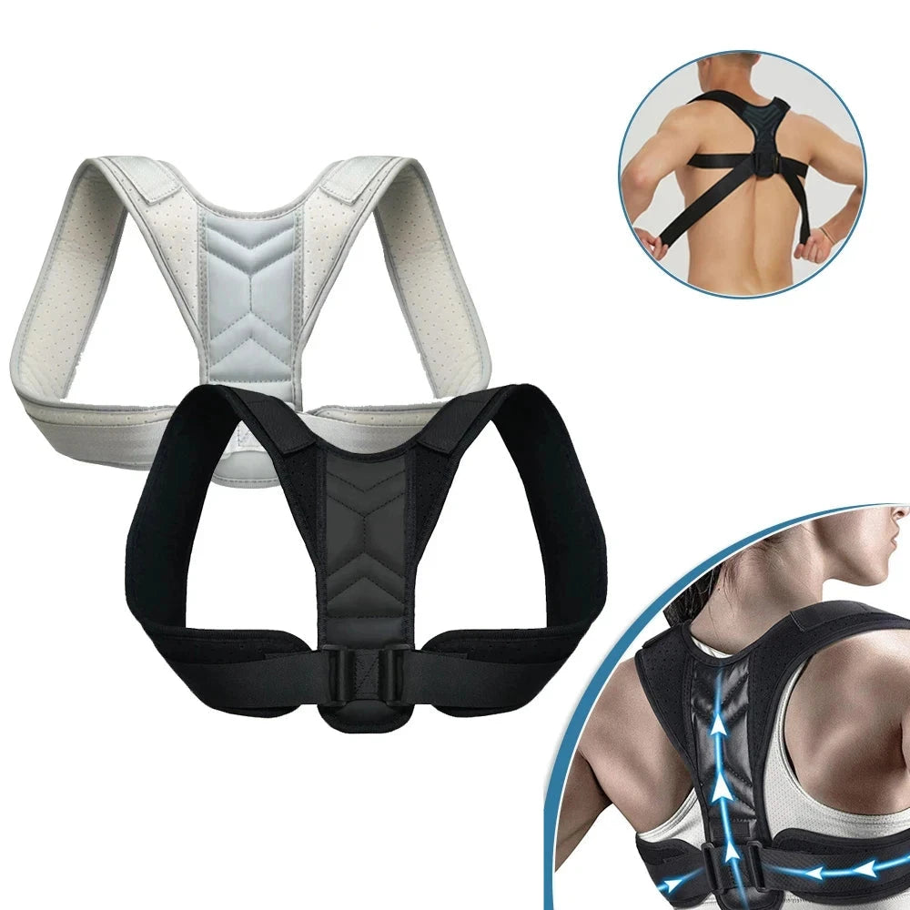 Adjustable Back Posture Corrector Brace – Relieve Pain, Improve Posture, and Boost Confidence for Men &amp; Women