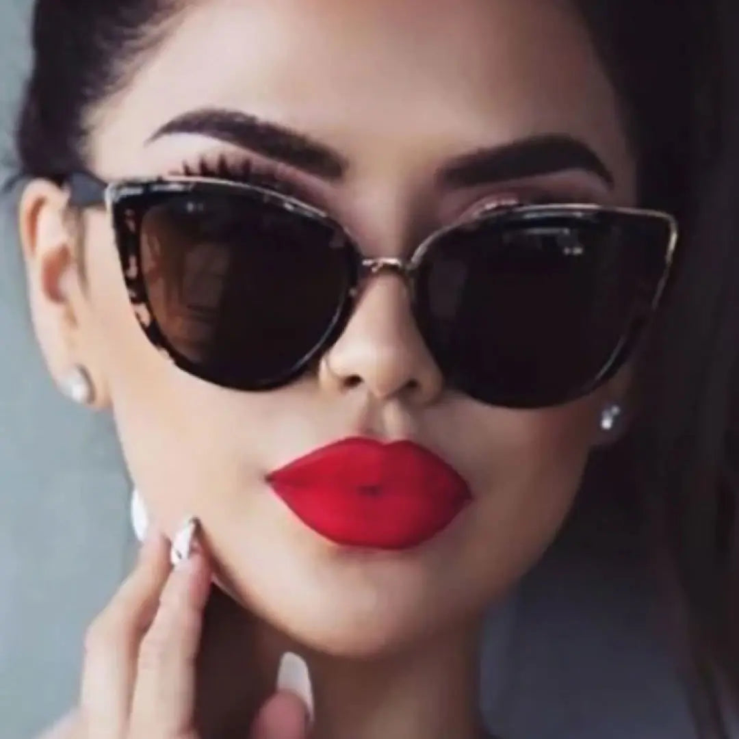 Oversized Cat Eye Sunglasses Woman Luxury