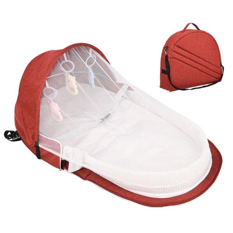 Multipurpose Foldable Baby Bed with Mosquito Net - Portable Travel Cot for Newborns