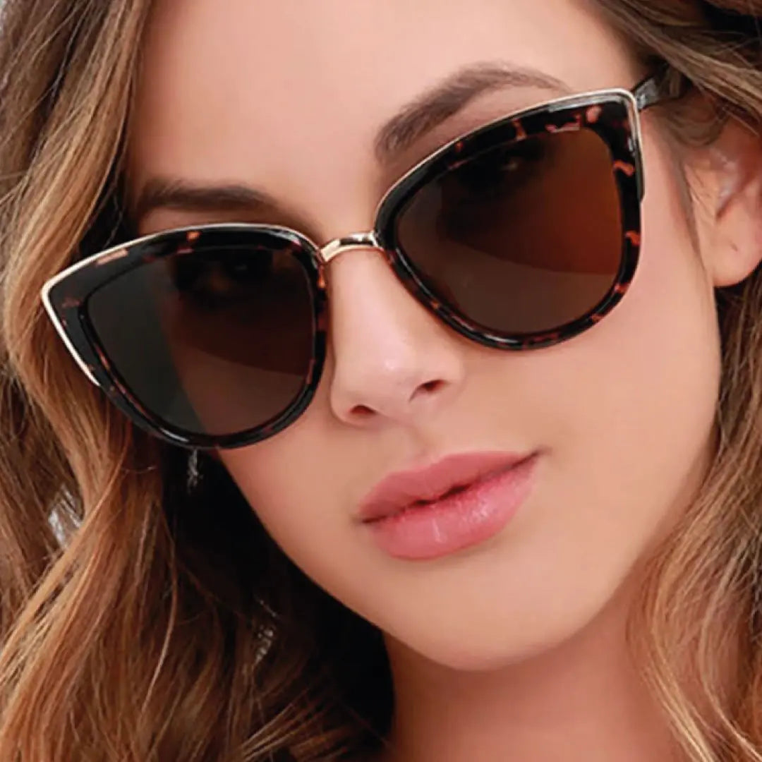 Oversized Cat Eye Sunglasses Woman Luxury